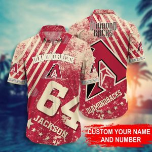 Custom Your Name Arizona Diamondbacks Hawaii Shirt Rl18