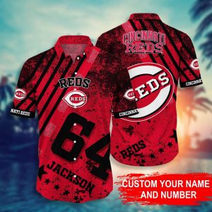 Custom Your Name Cincinnati Reds Hawaii Shirt Iq83