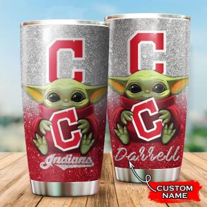 Custom Your Name Cleveland Guardians Tumbler Cup Jq93