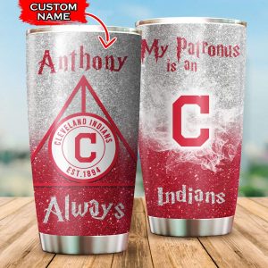 Custom Your Name Cleveland Guardians Tumbler Cup Iw93