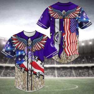 Colorado Rockies Baseball Jersey Si37