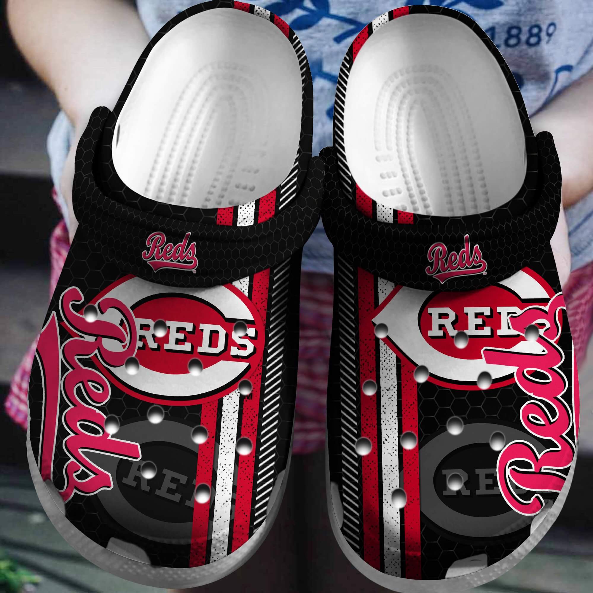 Cincinnati Reds Crocs Oo19