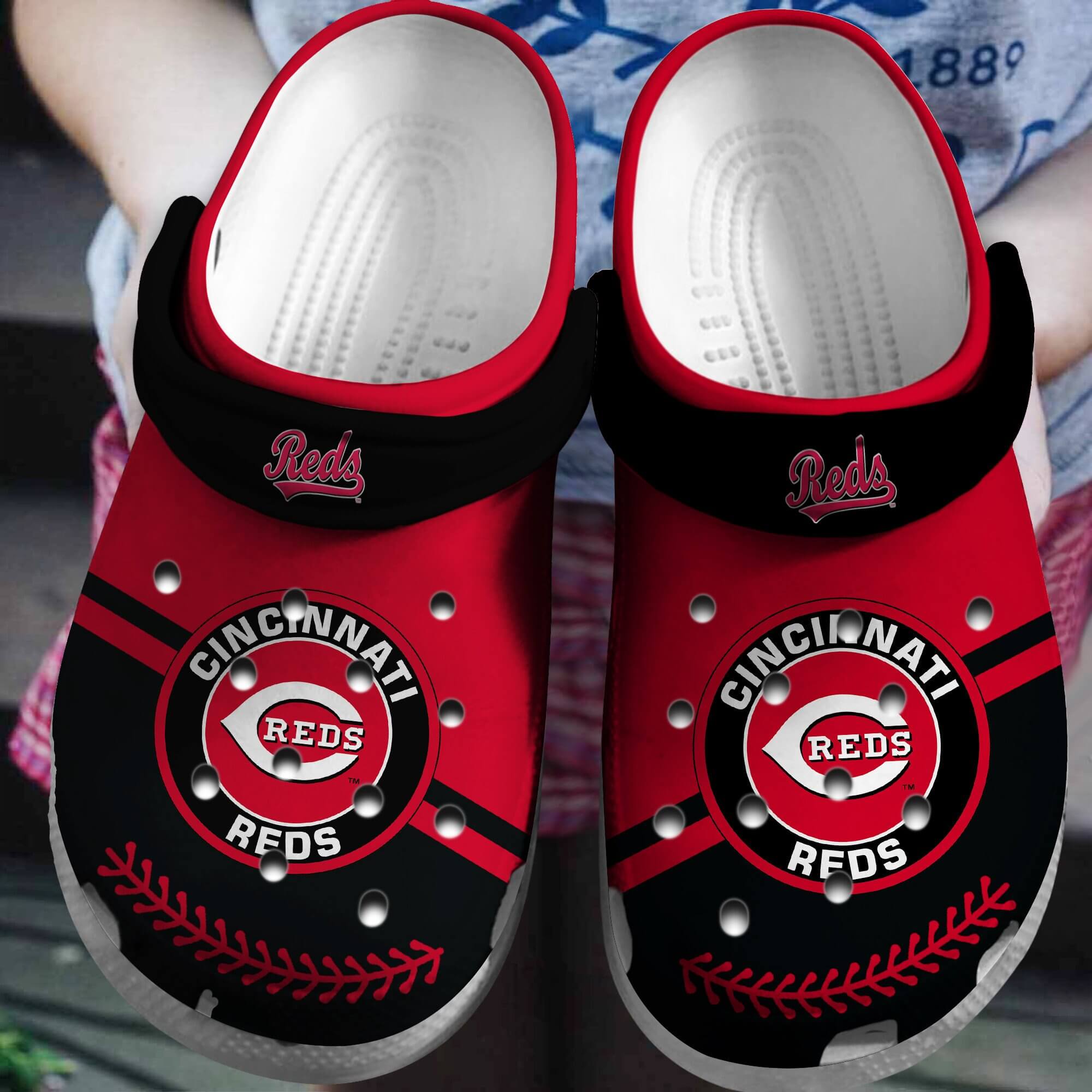 Cincinnati Reds Crocs Ik28