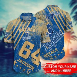 Custom Your Name Kansas City Royals Hawaii Shirt Ja36