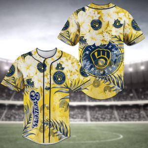 Milwaukee Brewers Baseball Jersey Uw29