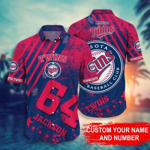 Custom Your Name Minnesota Twins Hawaii Shirt Ud04