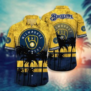 Milwaukee Brewers Hawaii Shirt Ui29