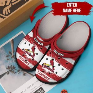 Custom Your Name St. Louis Cardinals Crocs Pp23