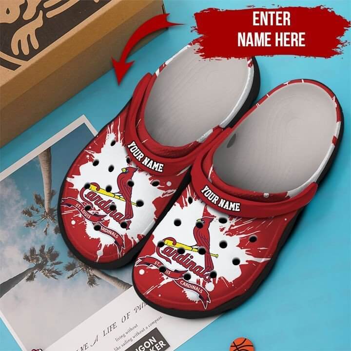 Custom Your Name St. Louis Cardinals Crocs Gs39