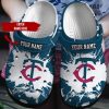 Custom Your Name Minnesota Twins Crocs Pr66