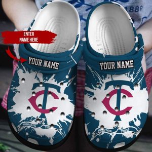 Custom Your Name Minnesota Twins Crocs Pr66