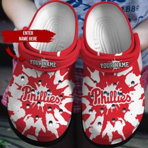 Custom Your Name Philadelphia Phillies Crocs Pg28