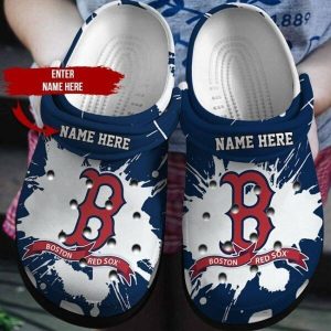 Custom Your Name Boston Red Sox Crocs Ll39