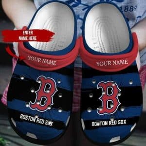 Custom Your Name Boston Red Sox Crocs Hh29