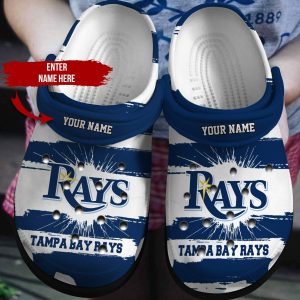 Custom Your Name Tampa Bay Rays Crocs Ij76