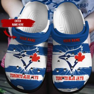 Custom Your Name Toronto Blue Jays Crocs Iv27