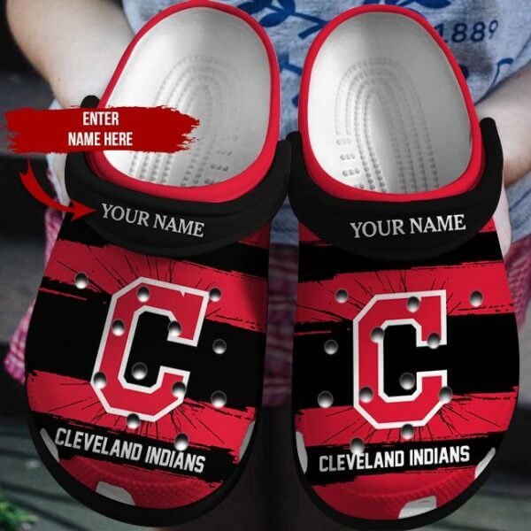 Custom Your Name Cleveland Guardians Crocs Ma67