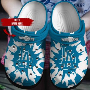 Custom Your Name Los Angeles Dodgers Crocs Fm38