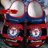 Custom Your Name Texas Rangers Crocs Gq38