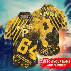 Custom Your Name Pittsburgh Pirates Hawaii Shirt Kw93