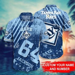 Custom Your Name Tampa Bay Rays Hawaii Shirt Pc84