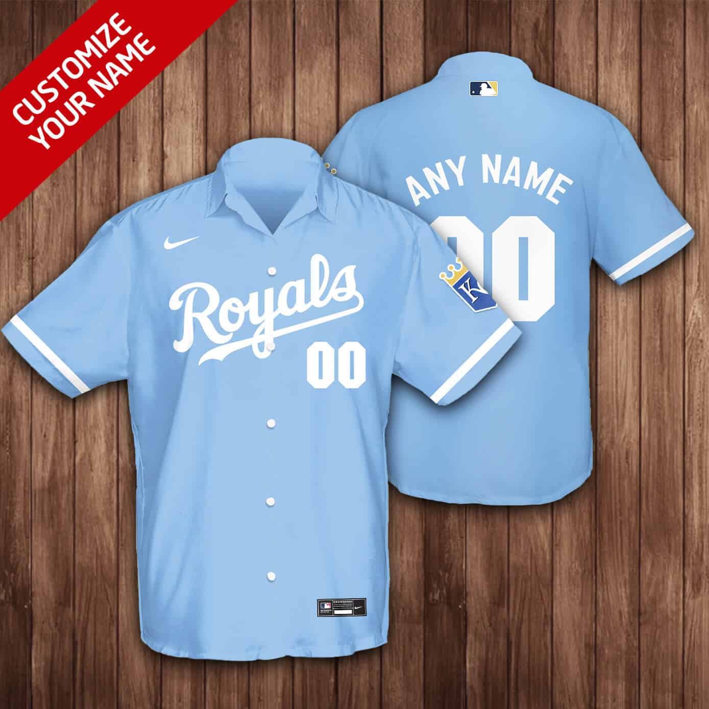 Custom Your Name Kansas City Royals Hawaii Shirt YE39