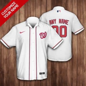 Custom Your Name Washington Nationals Hawaii Shirt AK89