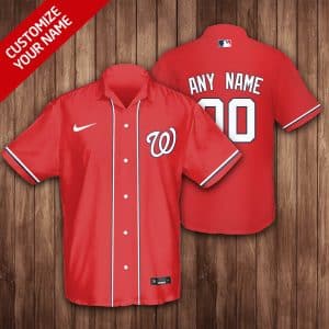 Custom Your Name Washington Nationals Hawaii Shirt OD44