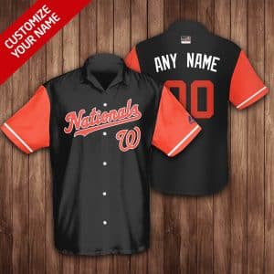 Custom Your Name Washington Nationals Hawaii Shirt FU39