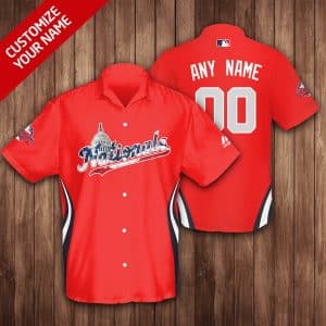 Custom Your Name Washington Nationals Hawaii Shirt SK19