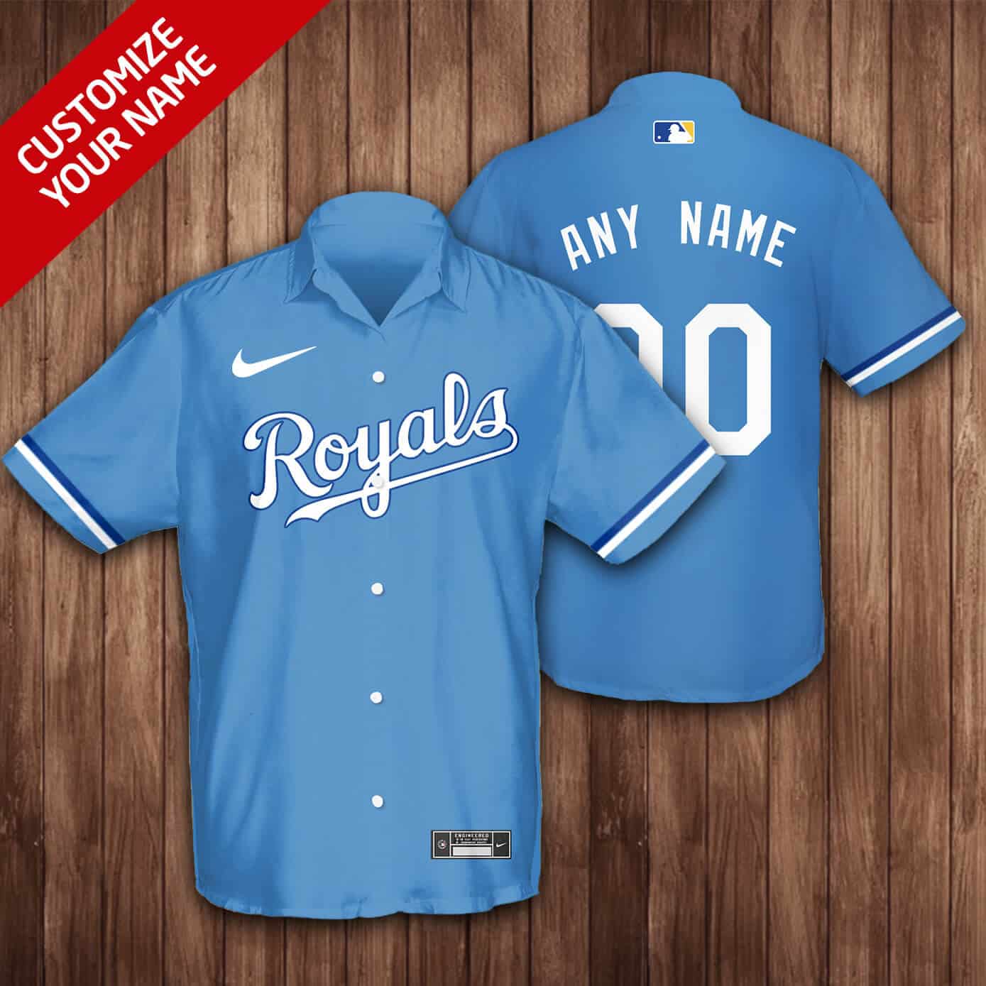 Custom Your Name Kansas City Royals Hawaii Shirt JD83