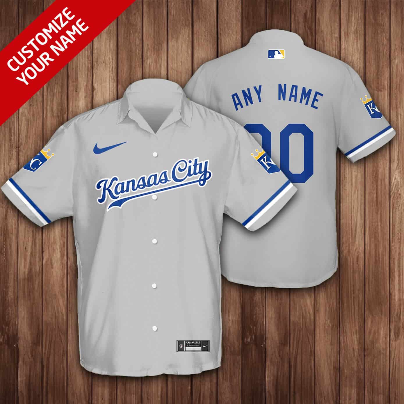 Custom Your Name Kansas City Royals Hawaii Shirt IF98