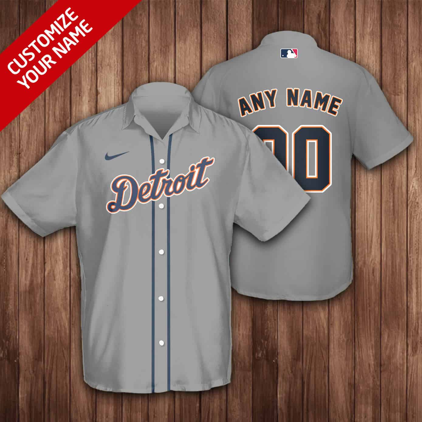 Custom Your Name Detroit Tigers Hawaii Shirt IB29