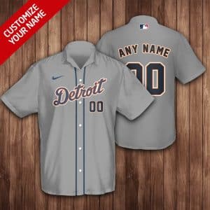 Custom Your Name Detroit Tigers Hawaii Shirt GS33
