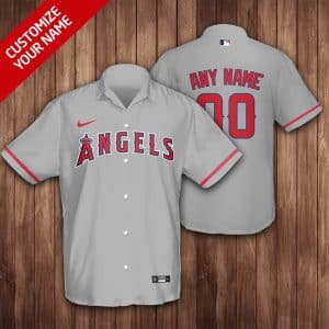 Custom Your Name Los Angeles Angels Hawaii Shirt GW22
