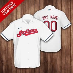 Custom Your Name Cleveland Guardians Hawaii Shirt YK88