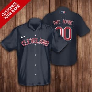 Custom Your Name Cleveland Guardians Hawaii Shirt UY39