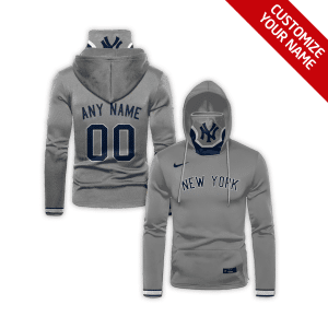 Custom Your Name New York Yankees Hoodie Mask YW92