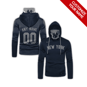 Custom Your Name New York Yankees Hoodie Mask PO98