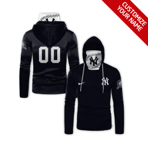 Custom Your Name New York Yankees Hoodie Mask JK87