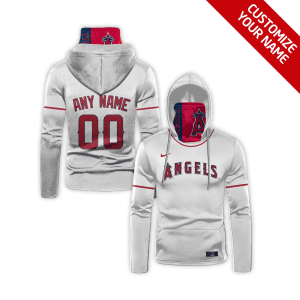 Custom Your Name Los Angeles Angels Hoodie Mask GF52