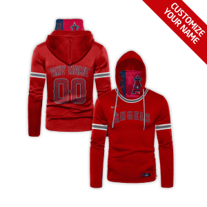 Custom Your Name Los Angeles Angels Hoodie Mask SI02