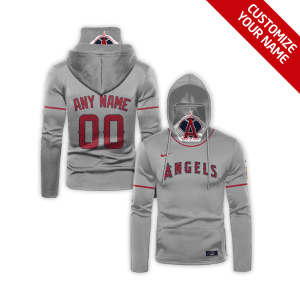 Custom Your Name Los Angeles Angels Hoodie Mask AP38