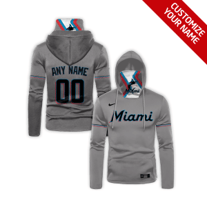 Custom Your Nam Miami Marlins Hoodie Mask HD39