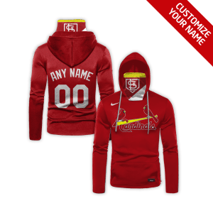 Custom Your Name St. Louis Cardinals Hoodie Mask QK83