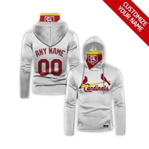 Custom Your Name St. Louis Cardinals Hoodie Mask RH55