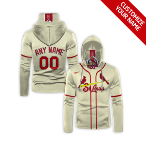 Custom Your Name St. Louis Cardinals Hoodie Mask RF93