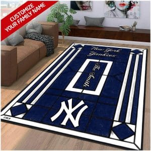 Custom Your Name New York Yankees Rug HE28