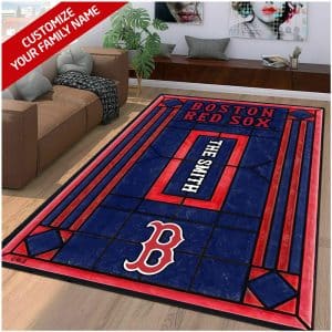 Custom Your Name Boston Red Sox Rug JS34