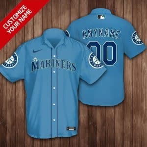 Custom Your Name Seattle Mariners Hawaii Shirt HM22